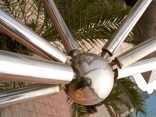 阿拉善盟不锈钢螺栓球网架